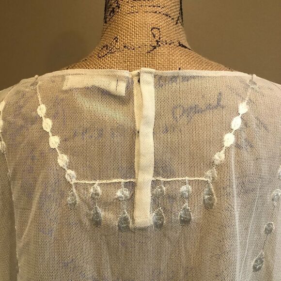 New Anthropologie Veroalfie Blusa Palmeras Poncho - Picture 9 of 10